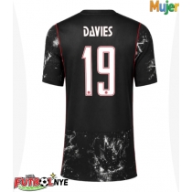 Camiseta Canadá Alphonso Davies #19 Visitante Equipación para mujer Mundial 2026 manga corta